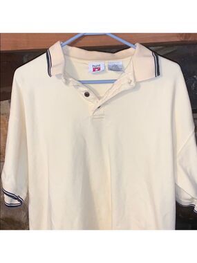 Hunt Club short sleeve pale yellow golf shirt